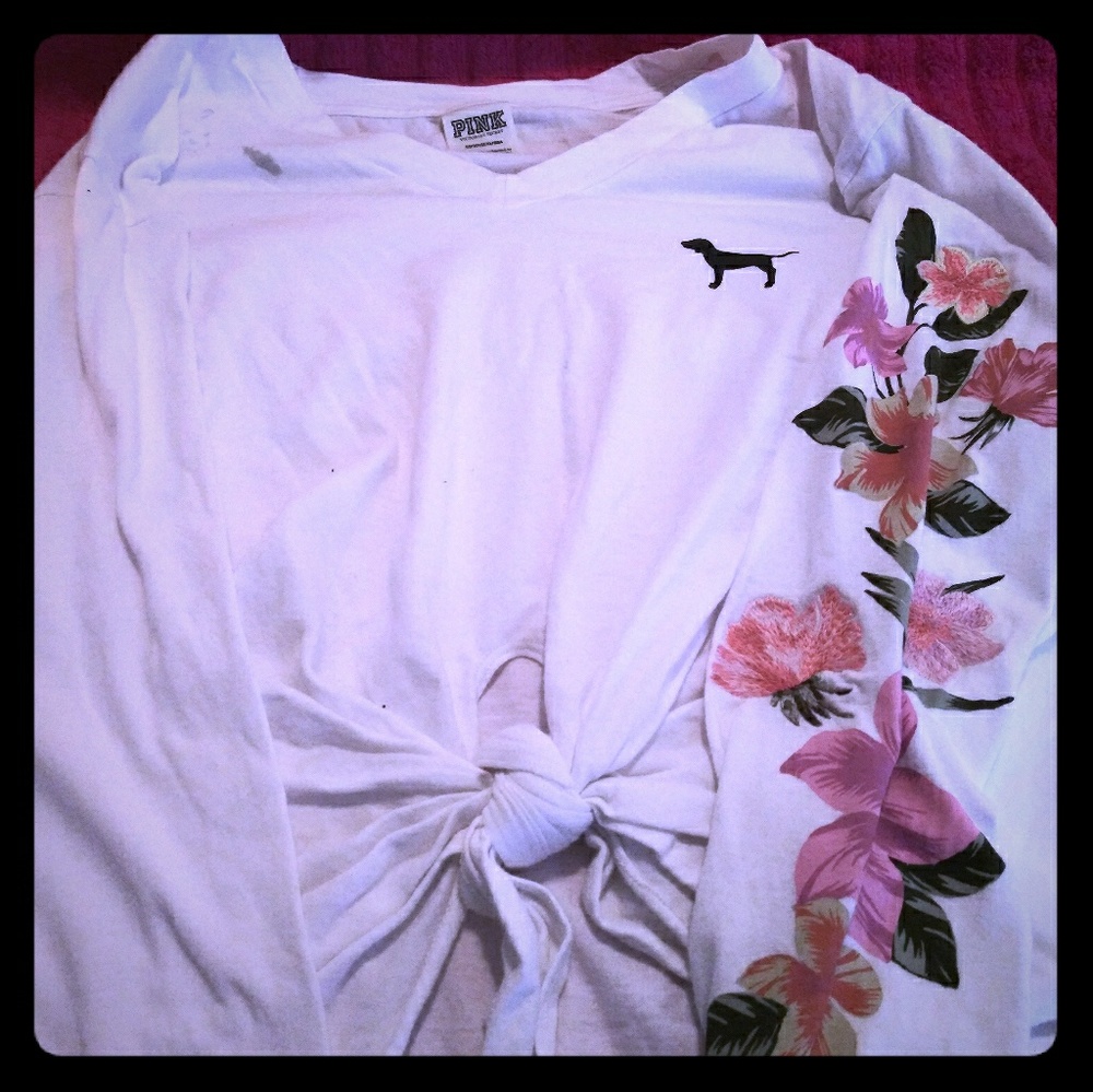 Victoria secret long sleeve crop top
